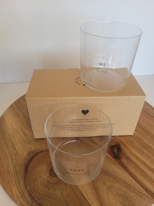 Waterglas Set van 2